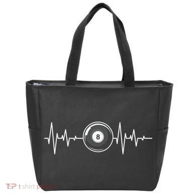 Funny Heartbeaat Billiards Dad Gift For Father’s Day Tote Bag