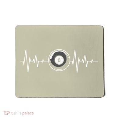 Funny Heartbeaat Billiards Dad Gift For Father’s Day Mousepad