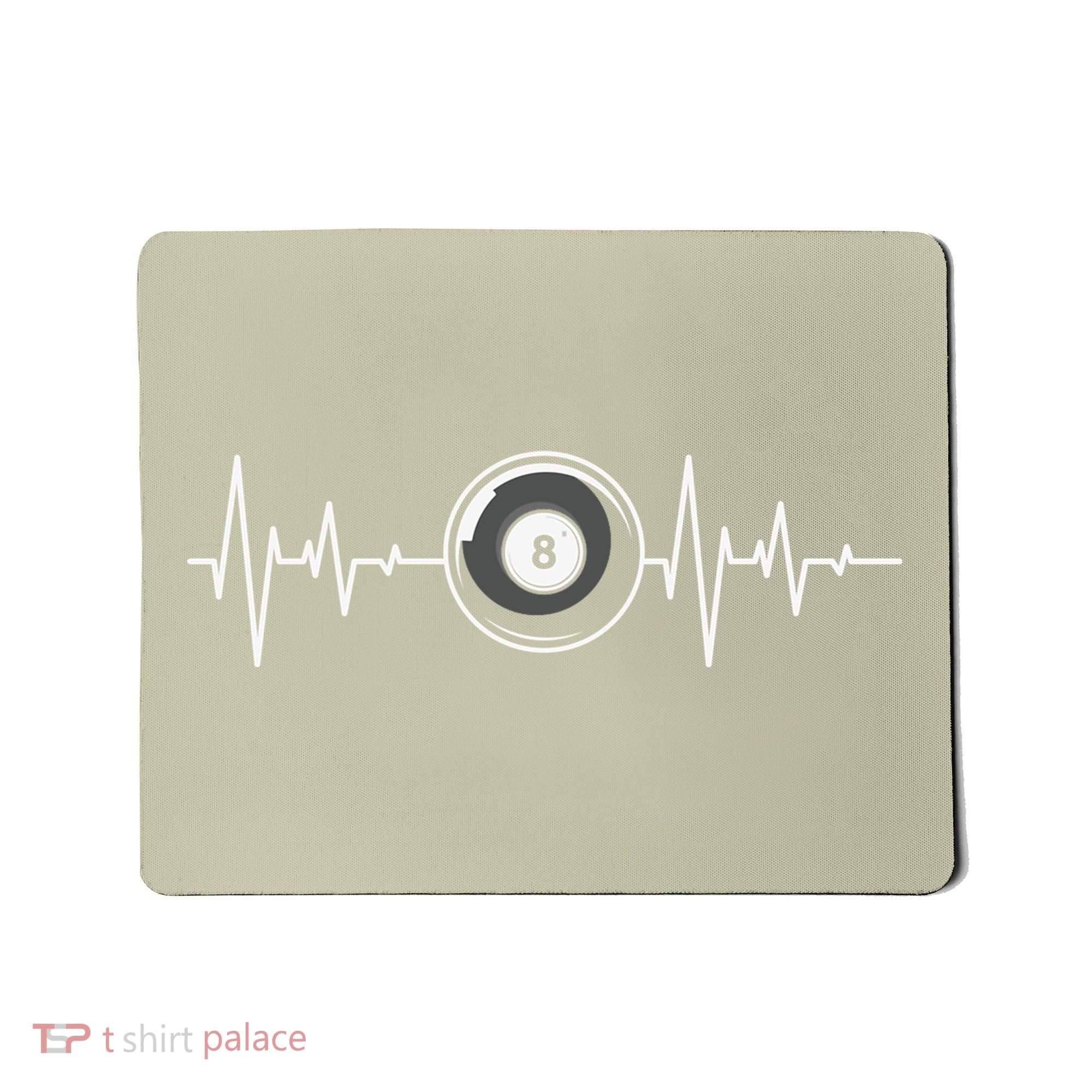 Funny Heartbeaat Billiards Dad Gift For Father’s Day Mousepad