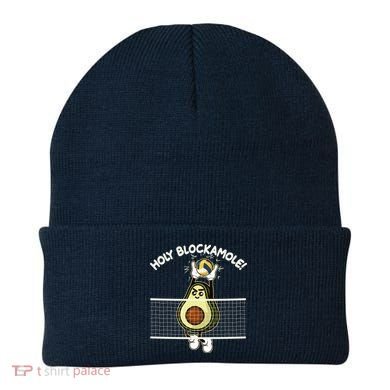 Funny Holy Blockamole Avocado Volleyball Beanie