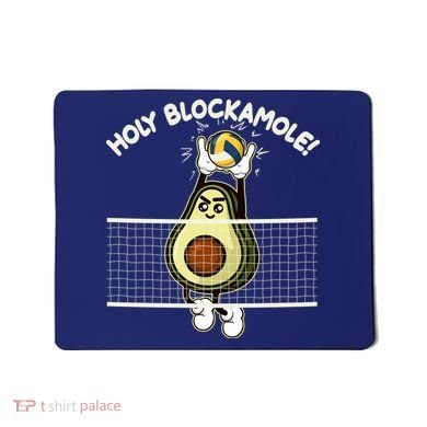 Funny Holy Blockamole Avocado Volleyball Mousepad