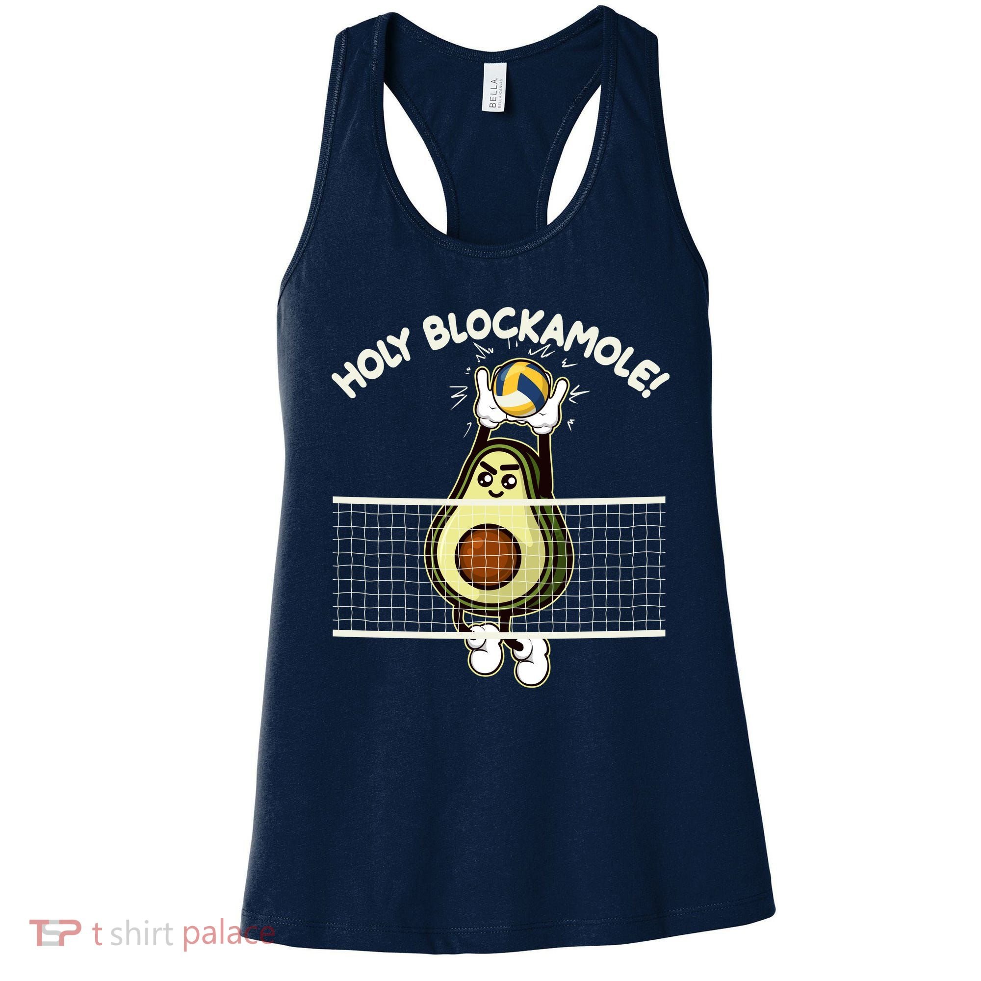 Funny Holy Blockamole Avocado Volleyball Women's Tank Top
