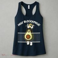 Funny Holy Blockamole Avocado Volleyball Women's Tank Top thumb 3