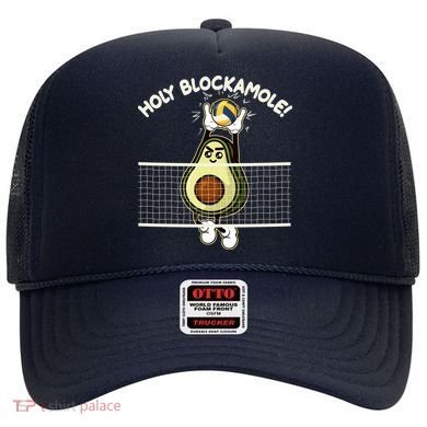 Funny Holy Blockamole Avocado Volleyball Hat