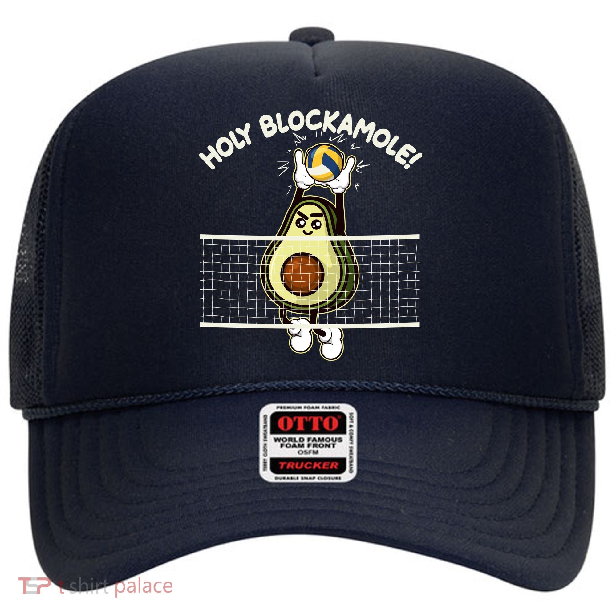 Funny Holy Blockamole Avocado Volleyball Hat