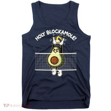 Funny Holy Blockamole Avocado Volleyball Tank Top