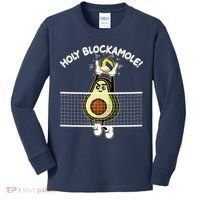 Funny Holy Blockamole Avocado Volleyball Kids Long Sleeve Shirt thumb 0