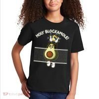 Funny Holy Blockamole Avocado Volleyball Kids T-Shirt thumb 2