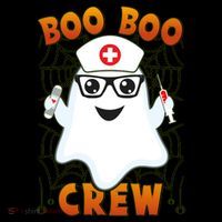 Funny Halloween Boo Boo Crew Ghost Nurse Coffee Mug thumb 5