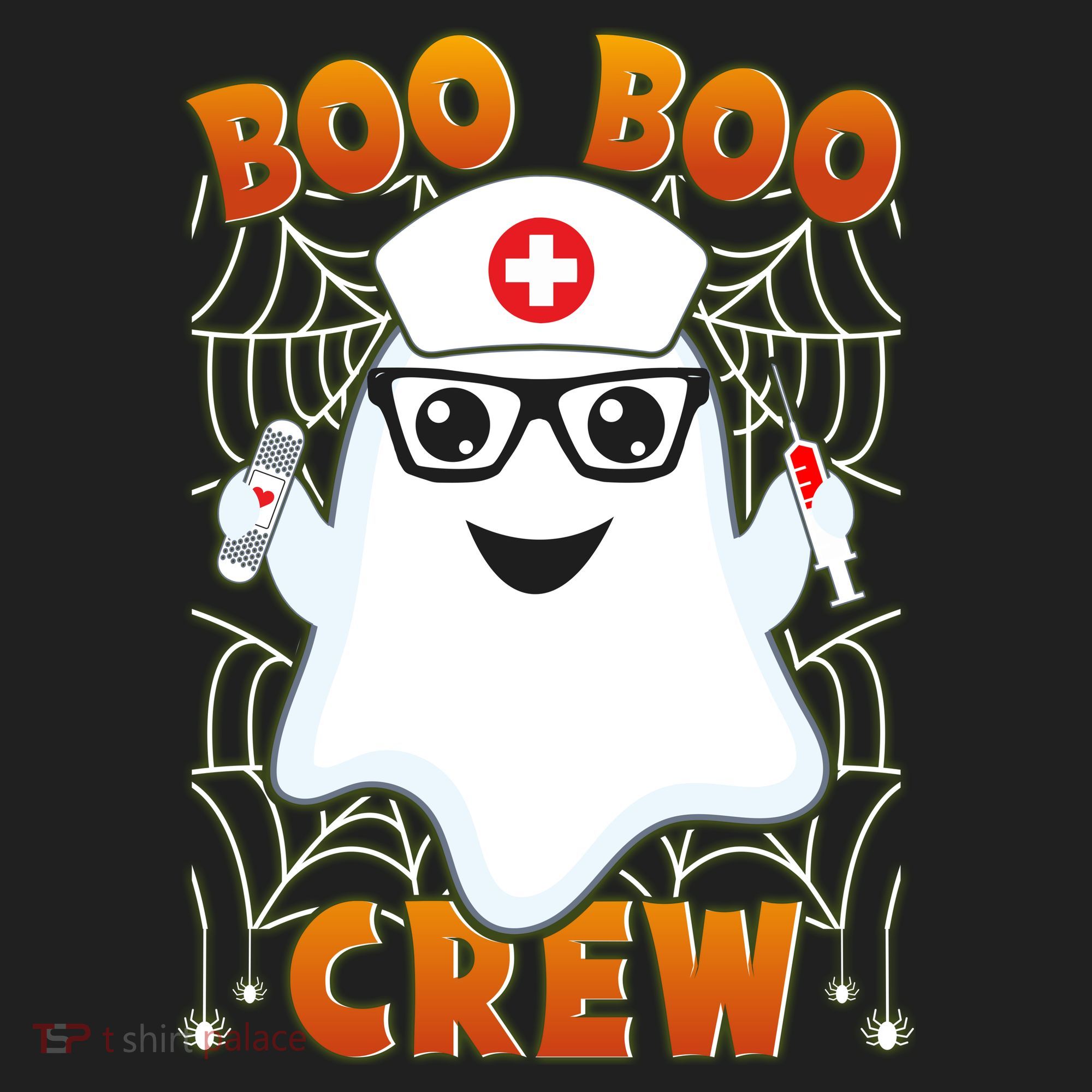 Funny Halloween Boo Boo Crew Ghost Nurse Beanie