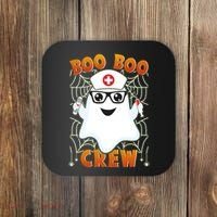 Funny Halloween Boo Boo Crew Ghost Nurse Coaster thumb 0