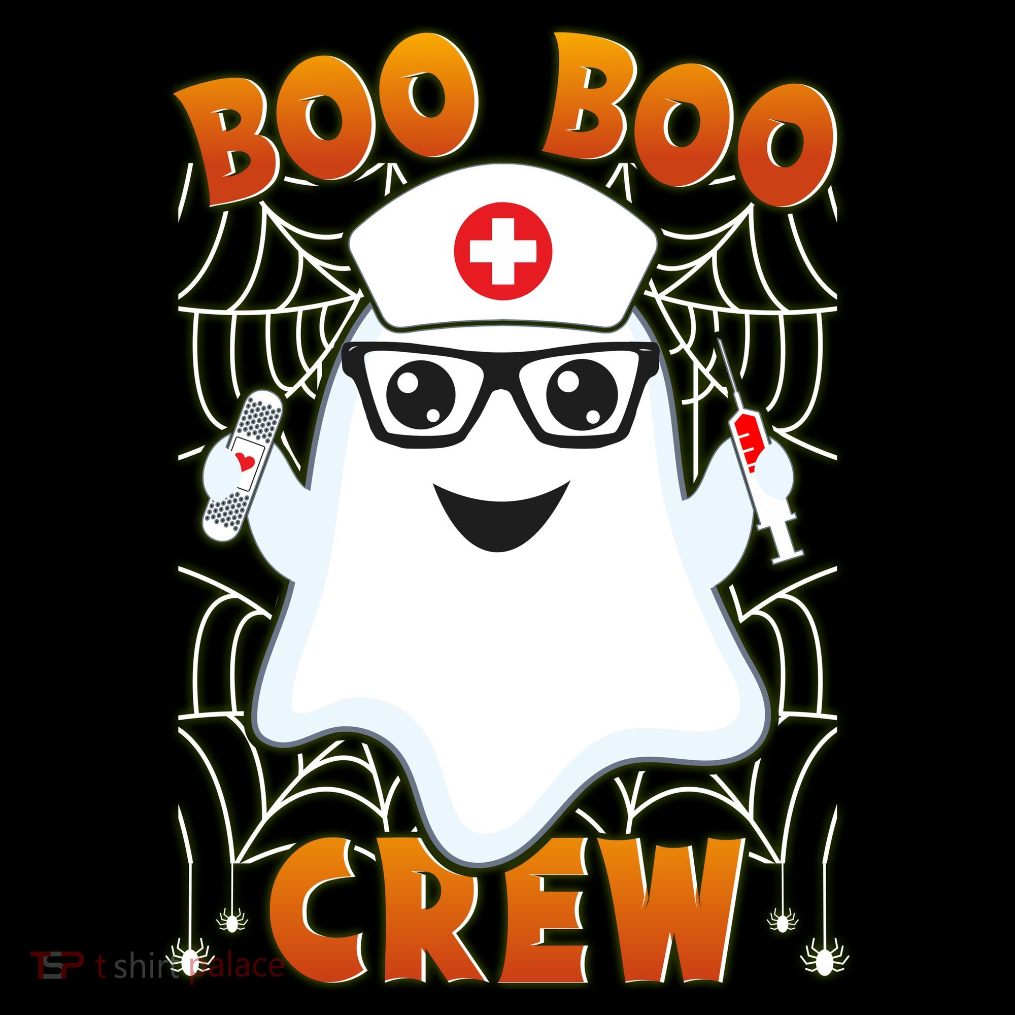 Funny Halloween Boo Boo Crew Ghost Nurse Women's Hoodie