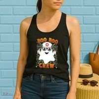 Funny Halloween Boo Boo Crew Ghost Nurse Women's Tank Top thumb 2