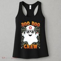 Funny Halloween Boo Boo Crew Ghost Nurse Women's Tank Top thumb 3