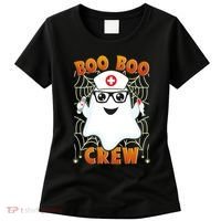 Funny Halloween Boo Boo Crew Ghost Nurse Women's T-Shirt thumb 0