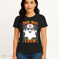 Funny Halloween Boo Boo Crew Ghost Nurse Women's T-Shirt thumb 4