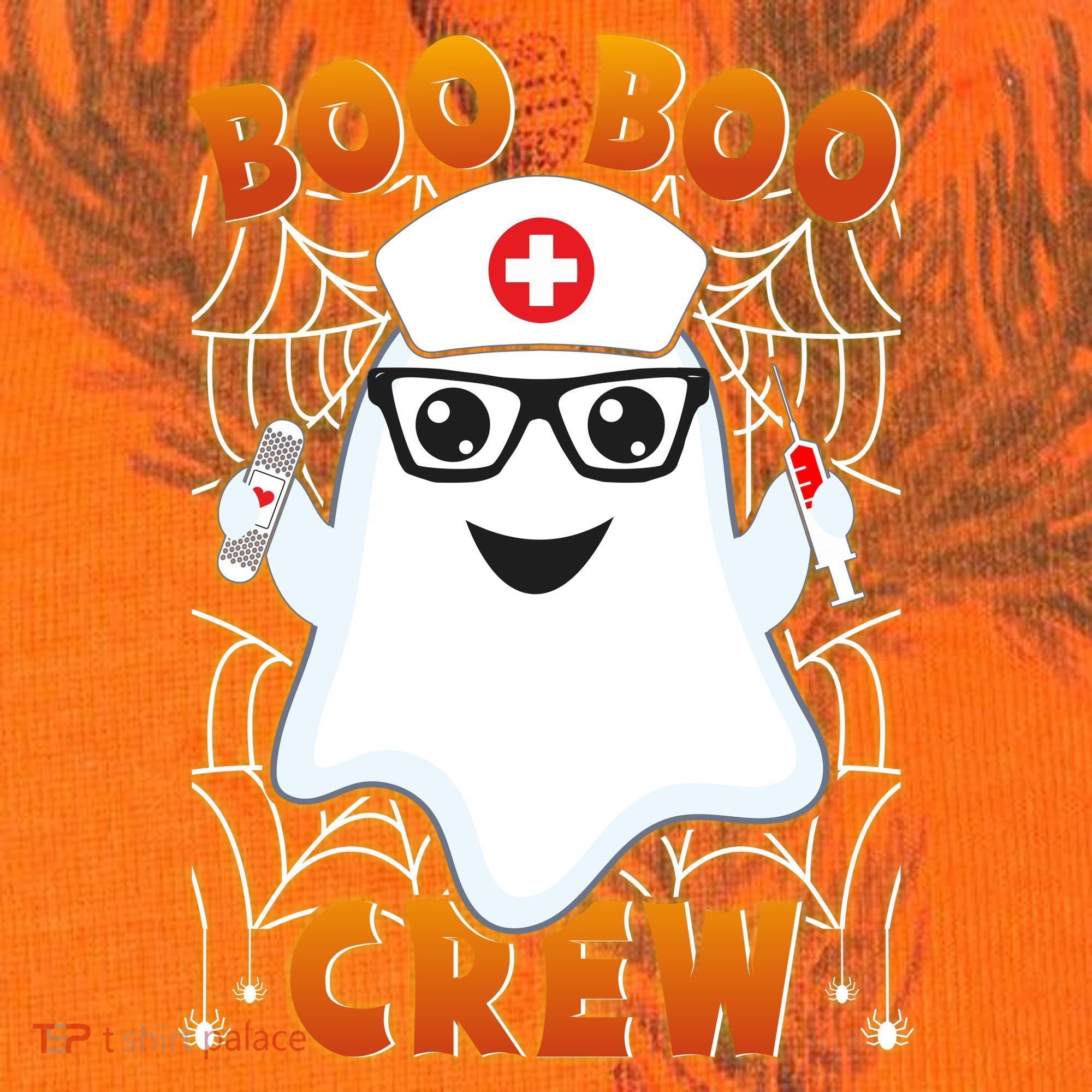 Funny Halloween Boo Boo Crew Ghost Nurse Kati Licensed 12" Camo Cuffed Beanie