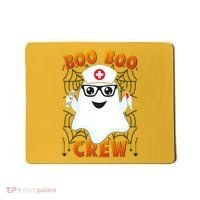 Funny Halloween Boo Boo Crew Ghost Nurse Mousepad thumb 0