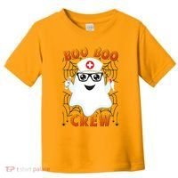 Funny Halloween Boo Boo Crew Ghost Nurse Toddler T-Shirt thumb 0