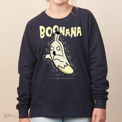 Funny Halloween Boonana Ghost Banana Women's Sweatshirt