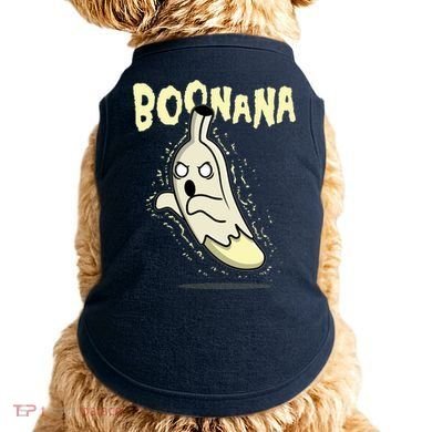 Funny Halloween Boonana Ghost Banana Doggie Tank
