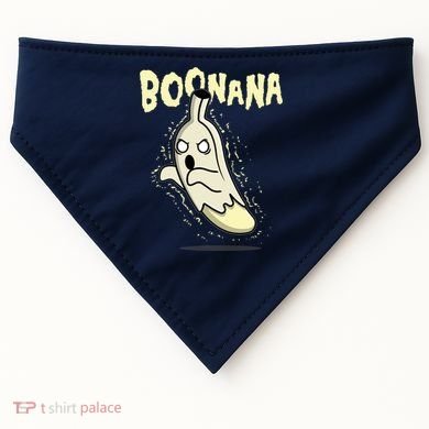 Funny Halloween Boonana Ghost Banana USA-Made Doggie Bandana