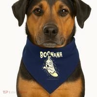 Funny Halloween Boonana Ghost Banana USA-Made Doggie Bandana thumb 1