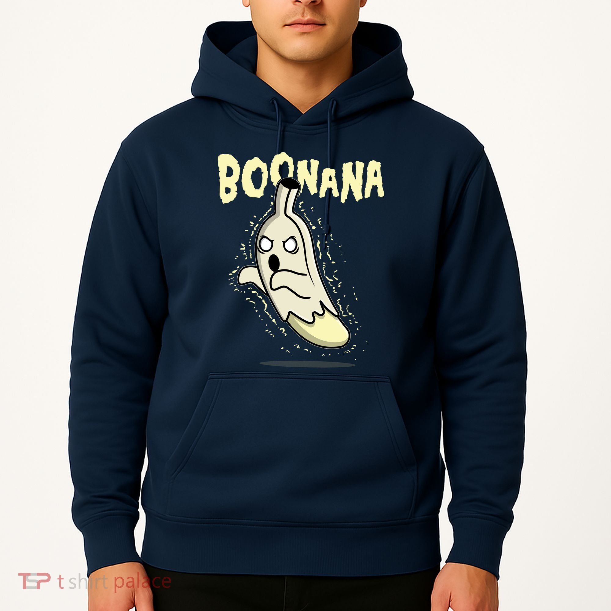 Funny Halloween Boonana Ghost Banana Hoodie