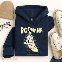 Funny Halloween Boonana Ghost Banana Hoodie thumb 4