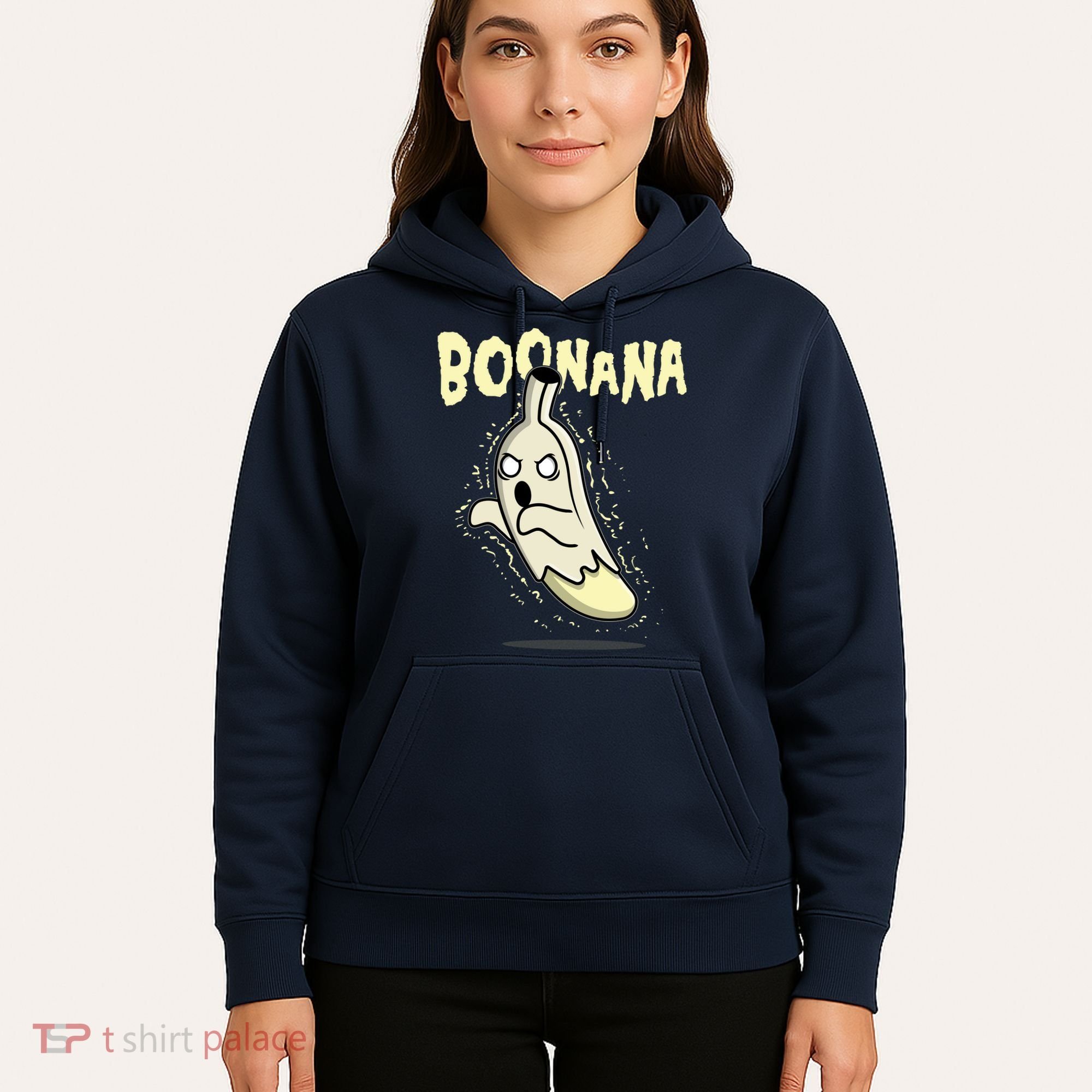 Funny Halloween Boonana Ghost Banana Hoodie