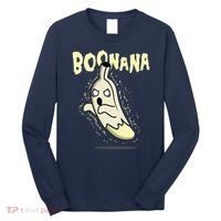 Funny Halloween Boonana Ghost Banana Long Sleeve Shirt thumb 0