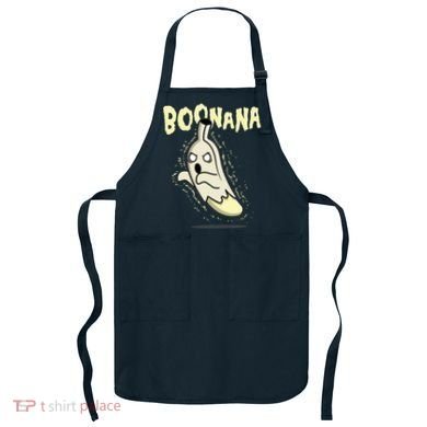 Funny Halloween Boonana Ghost Banana Apron