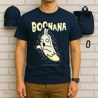 Funny Halloween Boonana Ghost Banana T-Shirt thumb 6