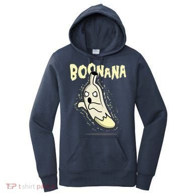 Funny Halloween Boonana Ghost Banana Women's Hoodie