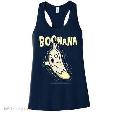 Funny Halloween Boonana Ghost Banana Women's Tank Top