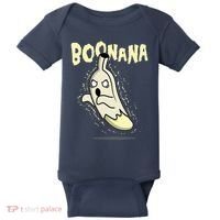 Funny Halloween Boonana Ghost Banana Baby Bodysuit thumb 0