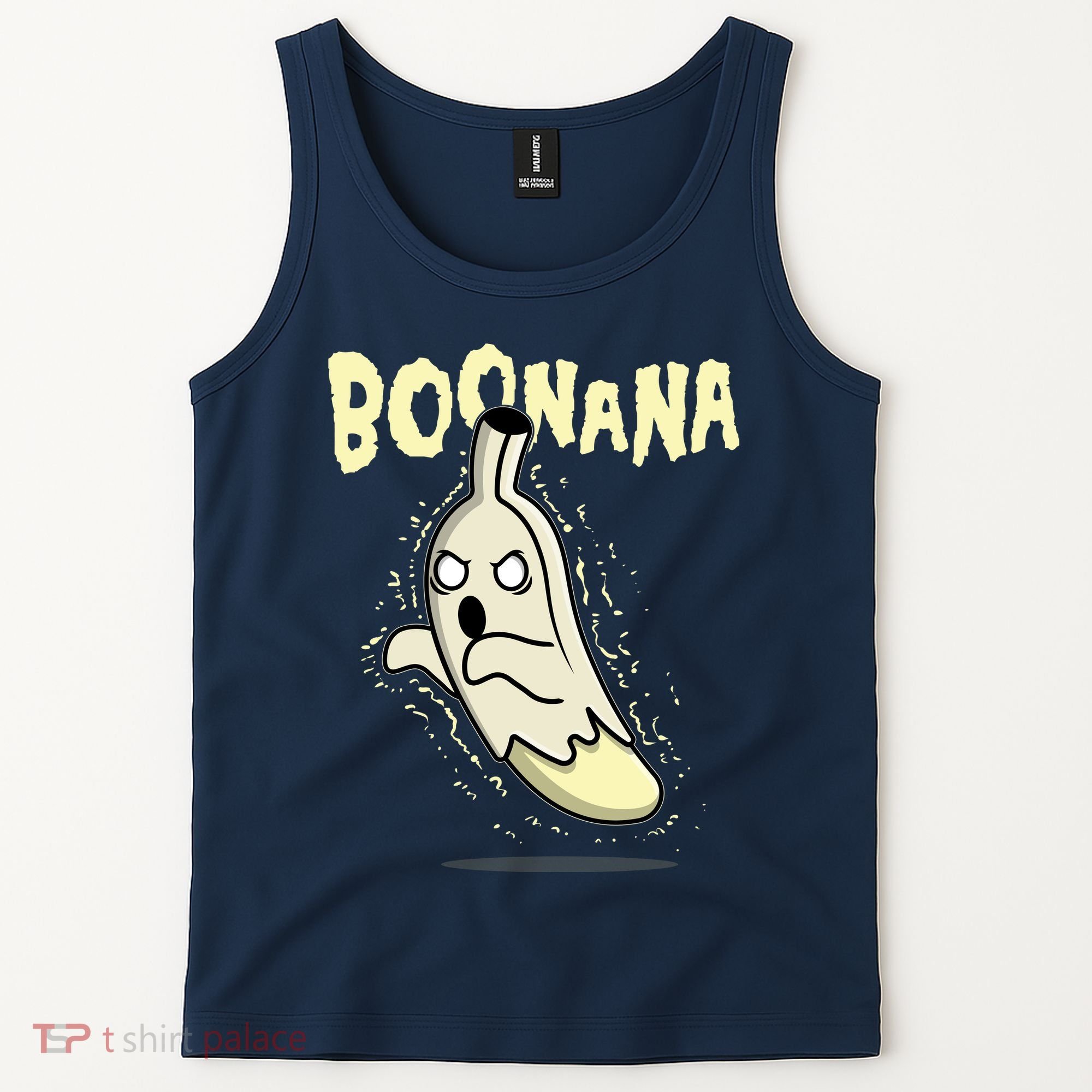 Funny Halloween Boonana Ghost Banana Tank Top