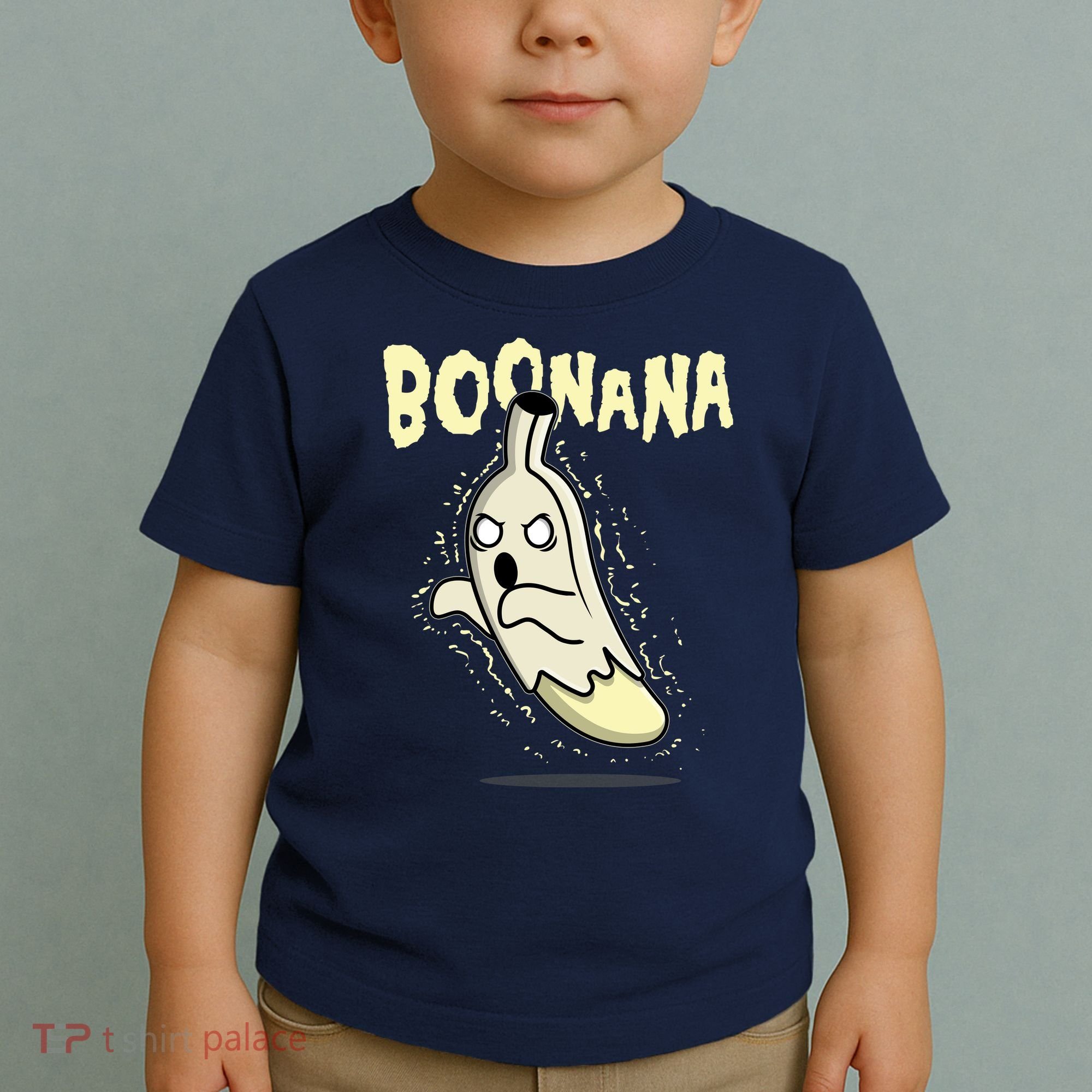 Funny Halloween Boonana Ghost Banana Toddler T-Shirt