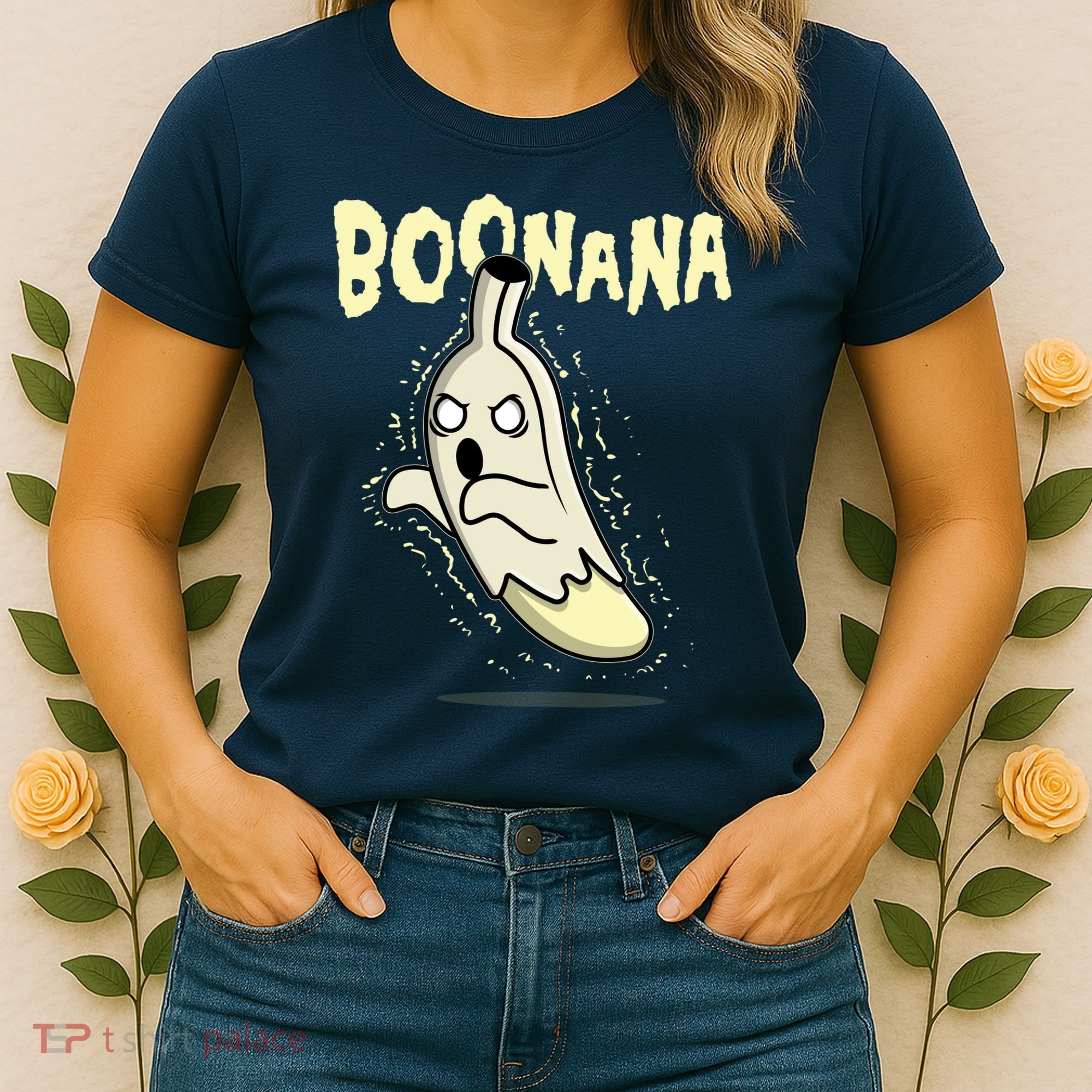Funny Halloween Boonana Ghost Banana Women's T-Shirt