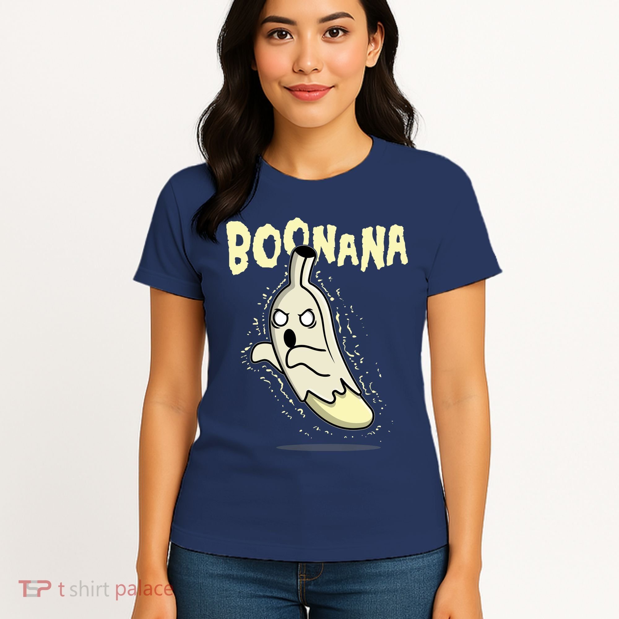 Funny Halloween Boonana Ghost Banana Women's T-Shirt