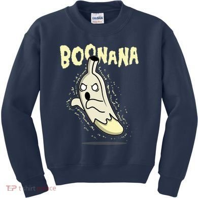 Funny Halloween Boonana Ghost Banana Kids Sweatshirt