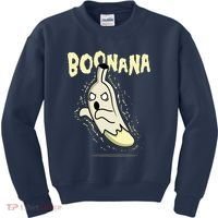 Funny Halloween Boonana Ghost Banana Kids Sweatshirt thumb 0