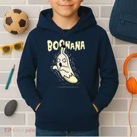 Funny Halloween Boonana Ghost Banana Kids Hoodie thumb 2