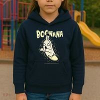 Funny Halloween Boonana Ghost Banana Kids Hoodie thumb 3
