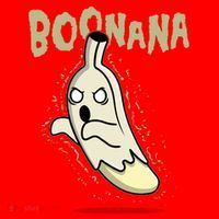 Funny Halloween Boonana Ghost Banana Santa Hat thumb 1
