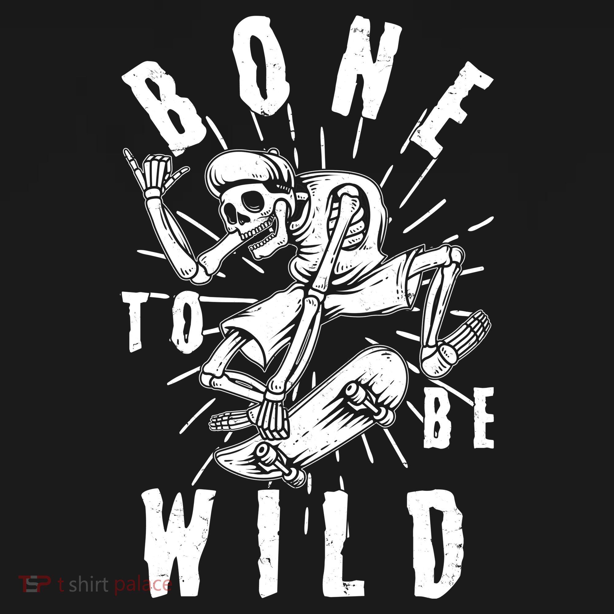 Funny Halloween Bone To Be Wild Skateboarding Skeleton Coaster