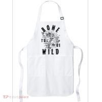 Funny Halloween Bone To Be Wild Skateboarding Skeleton Apron thumb 0