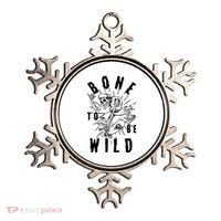 Funny Halloween Bone To Be Wild Skateboarding Skeleton Ornament thumb 0