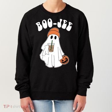 Funny Halloween Boo Jee Ghost Ing Coffee Cool Gift Women's Sweatshirt