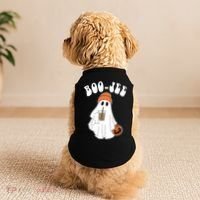 Funny Halloween Boo Jee Ghost Ing Coffee Cool Gift Doggie Tank thumb 2